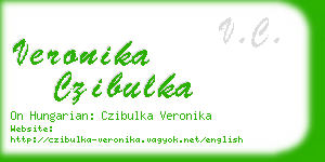 veronika czibulka business card
